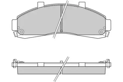 Комплект тормозных колодок, дисковый тормоз E.T.F. купить