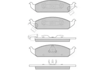 Комплект тормозных колодок, дисковый тормоз E.T.F. купить