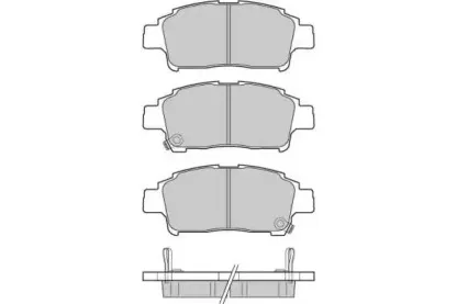 Комплект тормозных колодок, дисковый тормоз E.T.F. купить