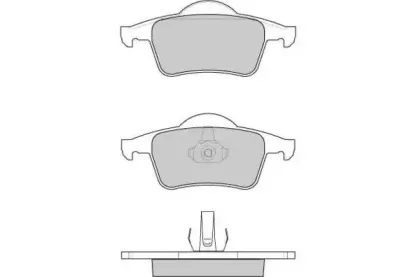 Комплект тормозных колодок, дисковый тормоз E.T.F. купить