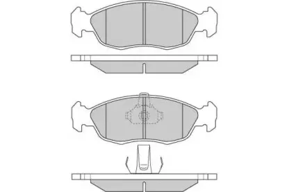 Комплект тормозных колодок, дисковый тормоз E.T.F. купить