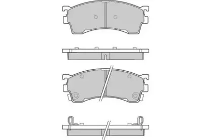 Комплект тормозных колодок, дисковый тормоз E.T.F. купить