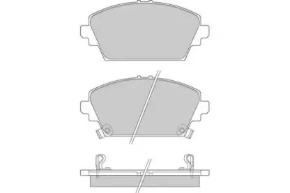 Комплект тормозных колодок, дисковый тормоз E.T.F. купить