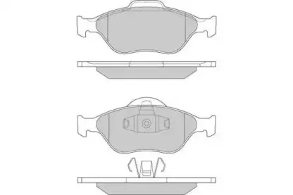 Комплект тормозных колодок, дисковый тормоз E.T.F. купить