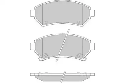 Комплект тормозных колодок, дисковый тормоз E.T.F. купить