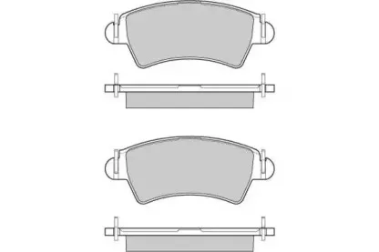 Комплект тормозных колодок, дисковый тормоз E.T.F. купить