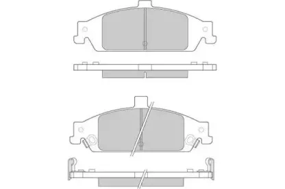Комплект тормозных колодок, дисковый тормоз E.T.F. купить