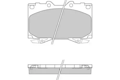 Комплект тормозных колодок, дисковый тормоз E.T.F. купить