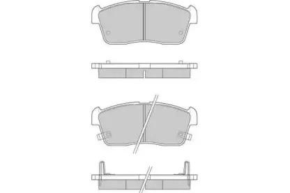 Комплект тормозных колодок, дисковый тормоз E.T.F. купить