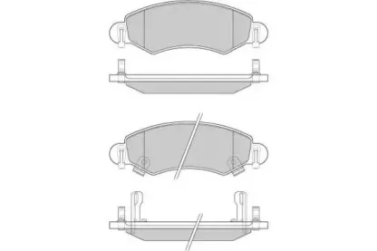 Комплект тормозных колодок, дисковый тормоз E.T.F. купить