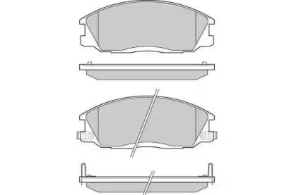Комплект тормозных колодок, дисковый тормоз E.T.F. купить