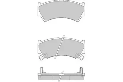 Комплект тормозных колодок, дисковый тормоз E.T.F. купить