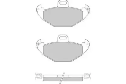 Комплект тормозных колодок, дисковый тормоз E.T.F. купить