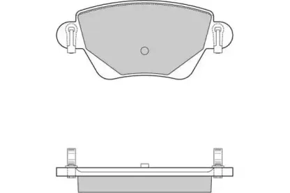 Комплект тормозных колодок, дисковый тормоз E.T.F. купить