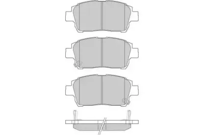 Комплект тормозных колодок, дисковый тормоз E.T.F. купить