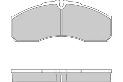 Комплект тормозных колодок, дисковый тормоз E.T.F. купить
