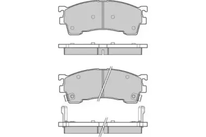 Комплект тормозных колодок, дисковый тормоз E.T.F. купить