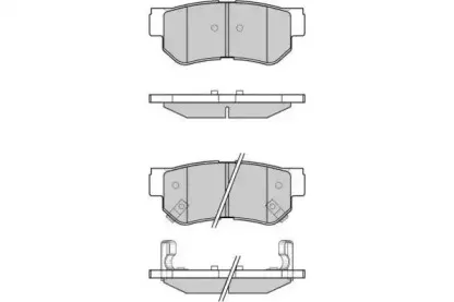 Комплект тормозных колодок, дисковый тормоз E.T.F. купить