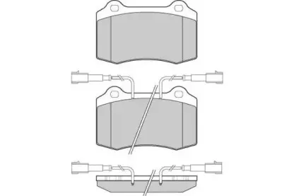 Комплект тормозных колодок, дисковый тормоз E.T.F. купить