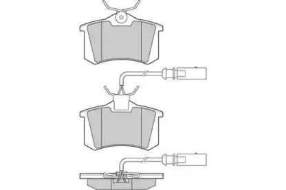 Комплект тормозных колодок, дисковый тормоз E.T.F. купить