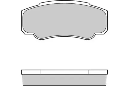 Комплект тормозных колодок, дисковый тормоз E.T.F. купить