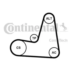 Поликлиновой ременный комплект CONTITECH купить