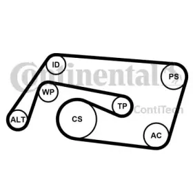 Поликлиновой ременный комплект CONTITECH купить