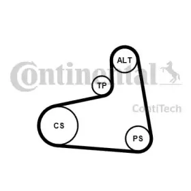Роликовий модуль натягувача ременя (ролик, ремінь) CONTITECH купить