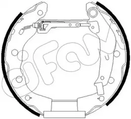 Комплект тормозных колодок CIFAM купить