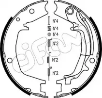 Комплект тормозных колодок, стояночная тормозная система CIFAM купить