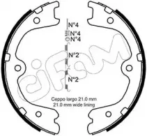 Комплект тормозных колодок, стояночная тормозная система CIFAM купить