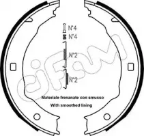 Комплект тормозных колодок, стояночная тормозная система CIFAM купить