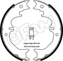Комплект тормозных колодок, стояночная тормозная система CIFAM купить