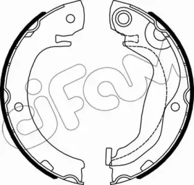 Комплект тормозных колодок, стояночная тормозная система CIFAM купить