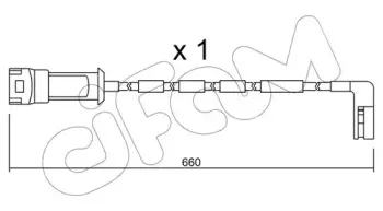 Сигнализатор, износ тормозных колодок CIFAM купить
