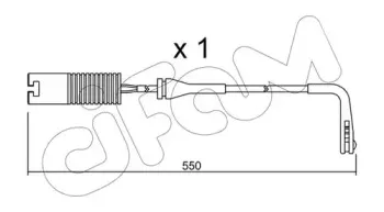 Сигнализатор, износ тормозных колодок CIFAM купить