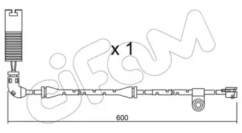 Сигнализатор, износ тормозных колодок CIFAM купить