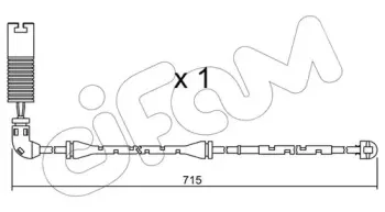 Сигнализатор, износ тормозных колодок CIFAM купить