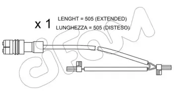 Сигнализатор, износ тормозных колодок CIFAM купить