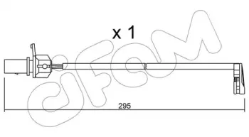 Сигнализатор, износ тормозных колодок CIFAM купить