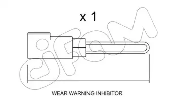 Сигнализатор, износ тормозных колодок CIFAM купить