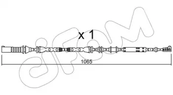 Сигнализатор, износ тормозных колодок CIFAM купить
