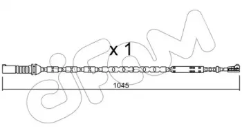 Сигнализатор, износ тормозных колодок CIFAM купить