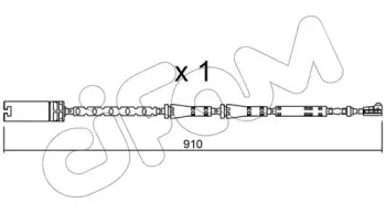Сигнализатор, износ тормозных колодок CIFAM купить