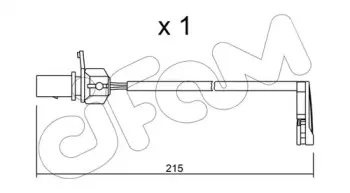 Сигнализатор, износ тормозных колодок CIFAM купить