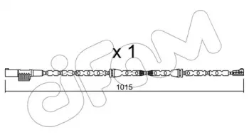 Сигнализатор, износ тормозных колодок CIFAM купить