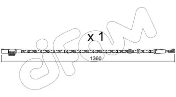 Сигнализатор, износ тормозных колодок CIFAM купить