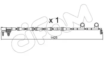 Сигнализатор, износ тормозных колодок CIFAM купить