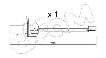 Сигнализатор, износ тормозных колодок CIFAM купить