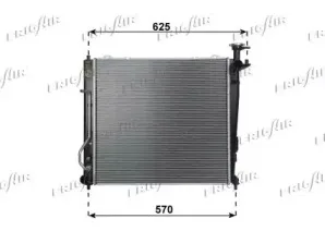 Радиатор, охлаждение двигателя FRIGAIR купить